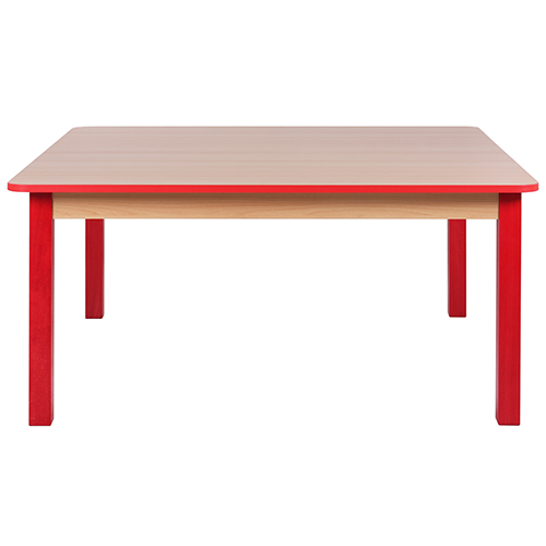 Dětské dřevěné čtvercové stoly SOLO HR (více rozměrů)