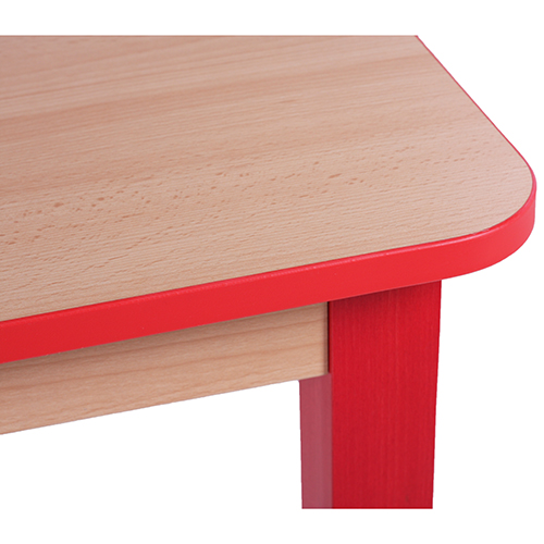 Dětské dřevěné čtvercové stoly SOLO HR (více rozměrů)