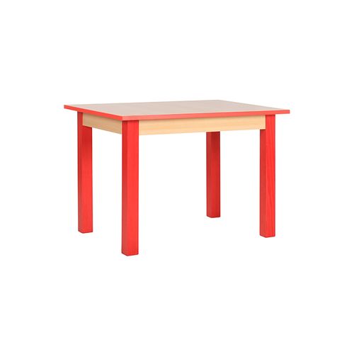 Dětské dřevěné hranaté stoly KOMBI HR (více rozměrů)