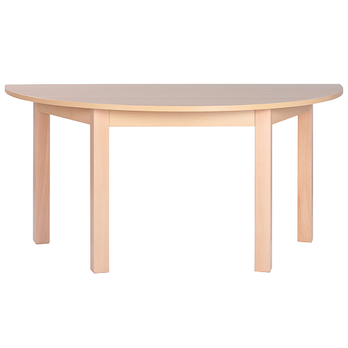 Dětské půlkulaté dřevěné stoly KOMBI PK (více rozměrů)