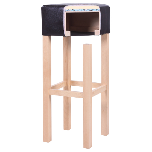 Dřevěná barová židle FABIO