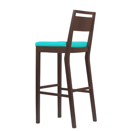 Dřevěná barová židle LUCAS P BAR