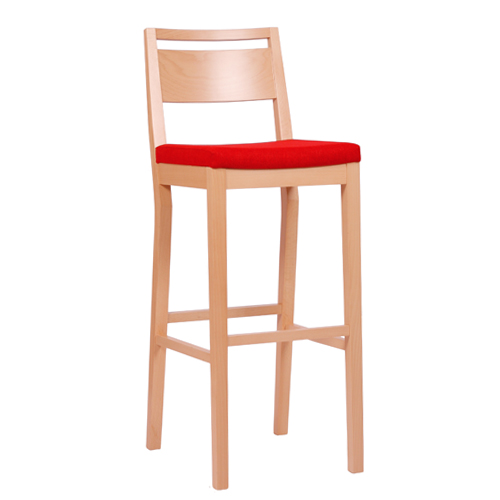 Dřevěná barová židle LUCAS P BAR