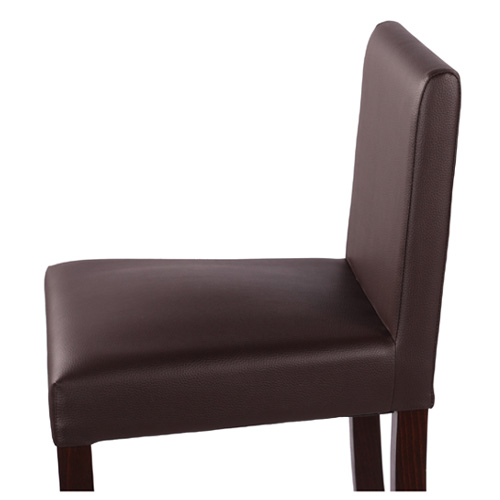 Čalouněná dřevěná barová židle THEA BAR