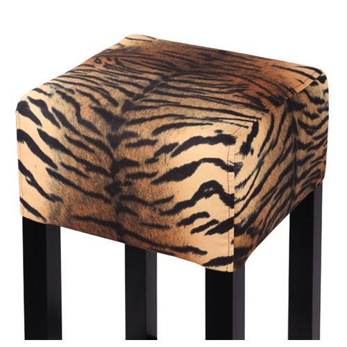 Dřevěná barová židle FABIO SAFARI