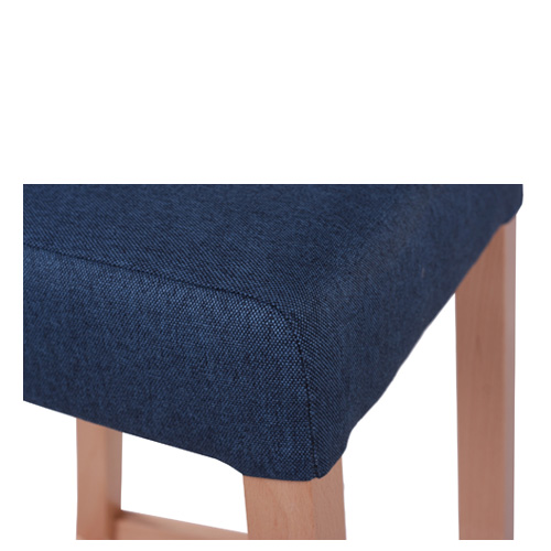 Čalouněná dřevěná barová židle RELA BAR