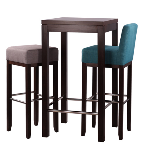 Dřevěná barová židle ALBERTO XL IX