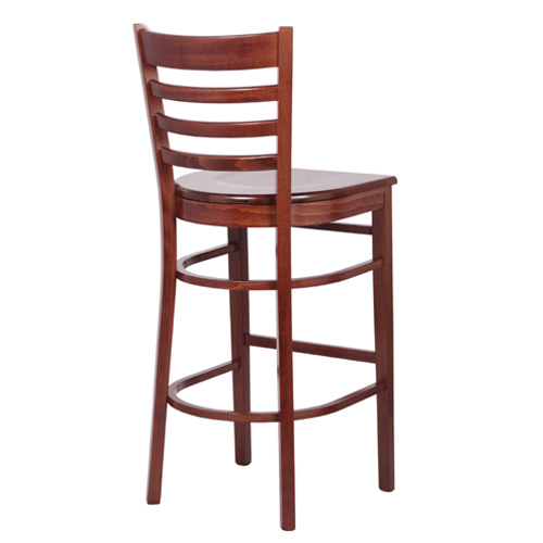 Dřevěná barová židle William Bar