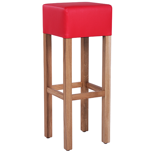 Dřevěná barová židle FABIO D masivní dub