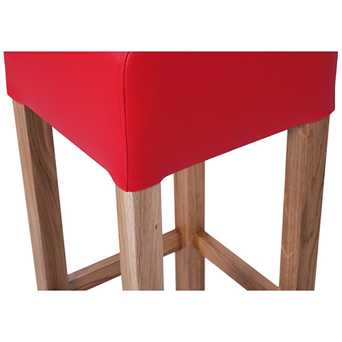 Dřevěná barová židle FABIO D masivní dub