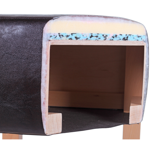 Dřevěná barová židle FABIO