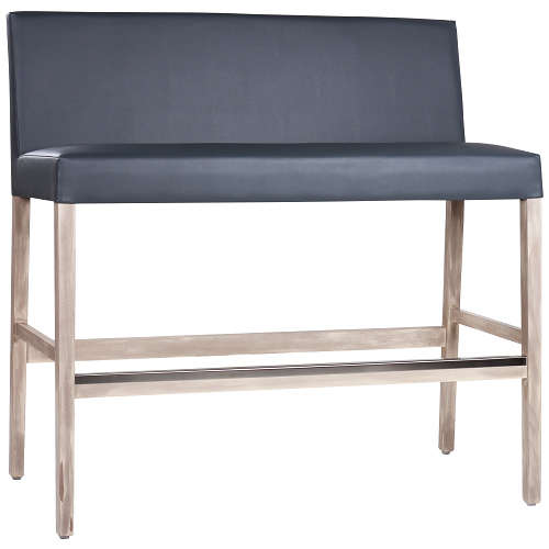 Čalouněná dřevěná barová lavice FALCO HB