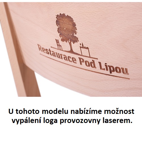 Dřevěná barová židle SCARLA BAR