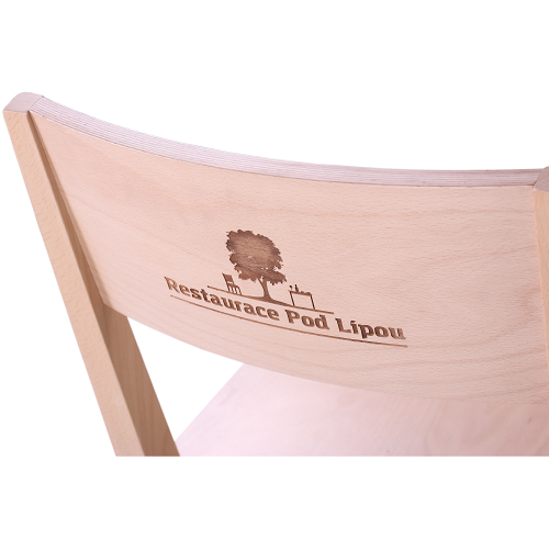 Dřevěná barová židle LUCAS P BAR