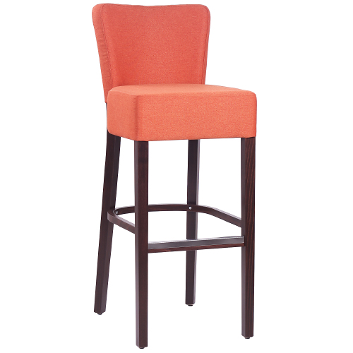 Čalouněná dřevěná barová židle TANJA BAR