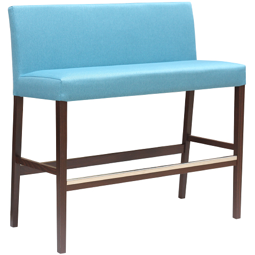 Čalouněná dřevěná barová lavice FALCO HB