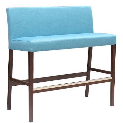 Čalouněná dřevěná barová lavice FALCO HB