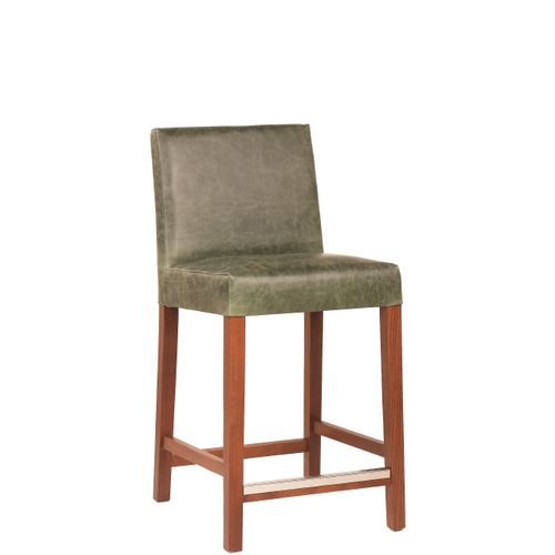 Čalouněná dřevěná barová židle FALCO TH