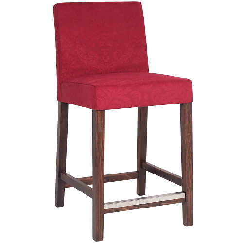 Čalouněná dřevěná barová židle FALCO TH