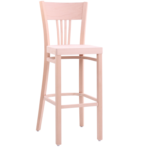 Barové židle KAREN BAR S dřevěný sedák