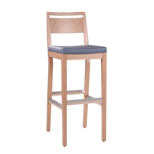 Dřevěná barová židle LUCAS P BAR