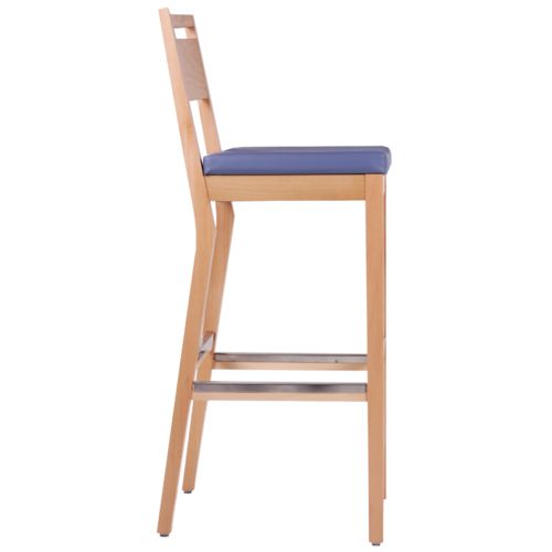 Dřevěná barová židle LUCAS P BAR