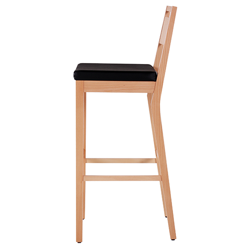 Dřevěná barová židle LUCAS P BAR