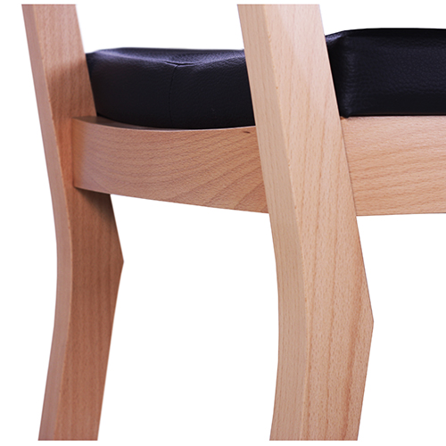 Dřevěná barová židle LUCAS P BAR