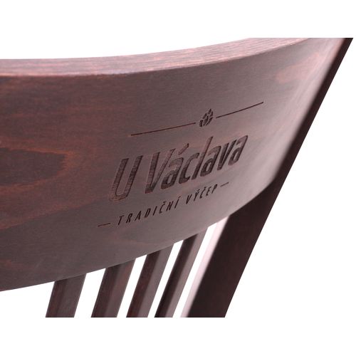 Barové židle KAREN BAR S dřevěný sedák