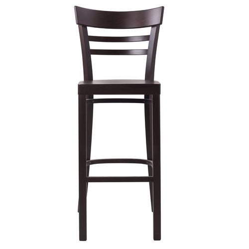 Dřevěné barové židle MARONA S dřevěný sedák