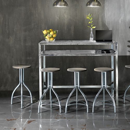 Barové židle SPIN v úpravě Industrial Look