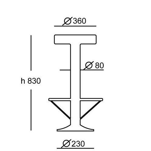 Kovové barové židle NAVEX