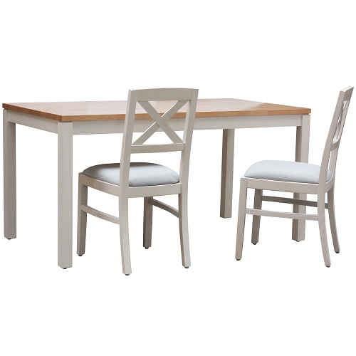 Dřevěné stoly BERTO-BCMT 128 až 168 masivní bukové dřevo