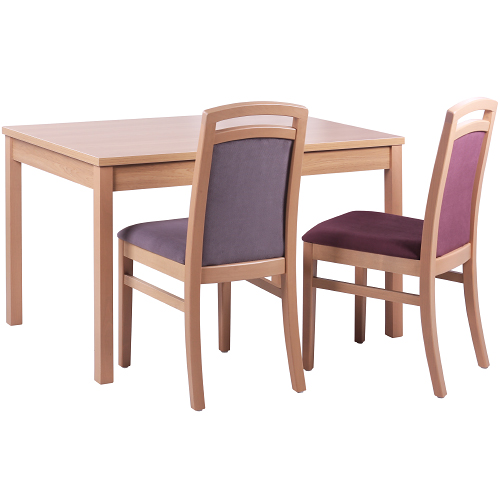 Dřevěný stůl KIAN-M 128 až 168 (stolová deska 25 mm)