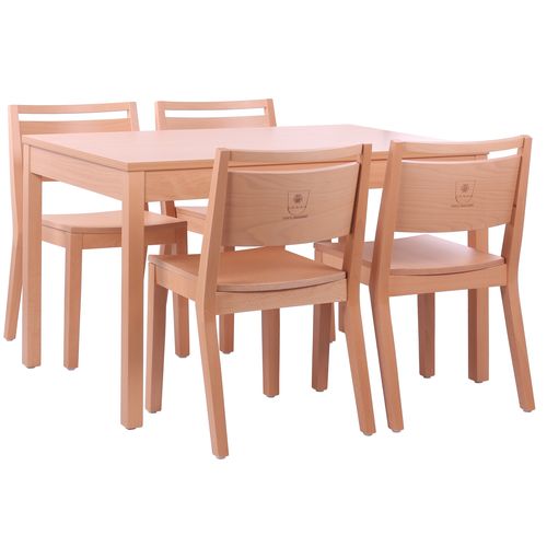 Dřevěné stoly TABLO-M 128 se zesílenou konstrukcí více rozměrů