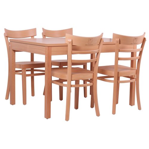 Dřevěné stoly TABLO-M 128 se zesílenou konstrukcí více rozměrů