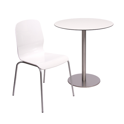 Kovové bistro stoly MARIANO IX HPL D69-10