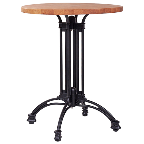 Kovové bistro stoly LUGANO DB26 dub