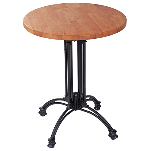 Kovové bistro stoly LUGANO DB26 dub