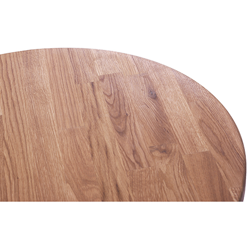 Kovové bistro stoly LEON 3 D60-27 dub