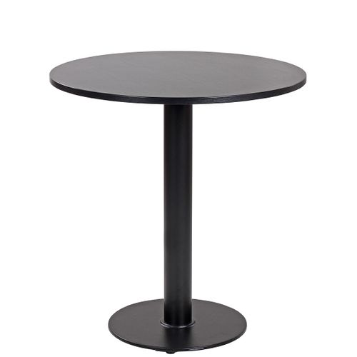 Kulaté stoly pro bistra ROMA40 D60-70/18 mm černá barva