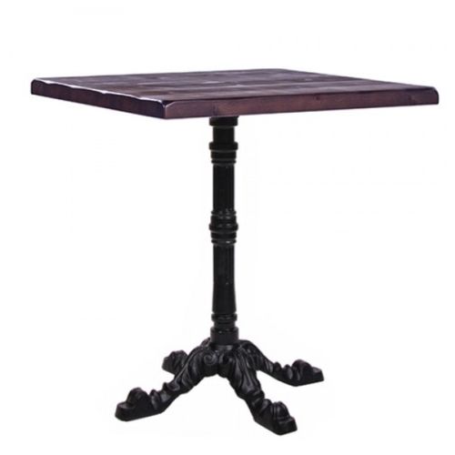 Kovové stoly LEON 4 Antik borovice