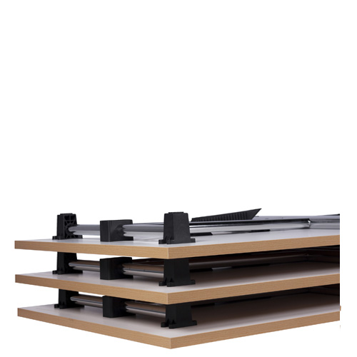 Kovové sklápěcí podnože SKP2CR (sada 2ks)