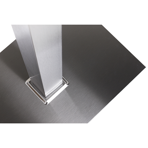 Kovové nohy ke stolu PADUA 64 IX nerezové provedení