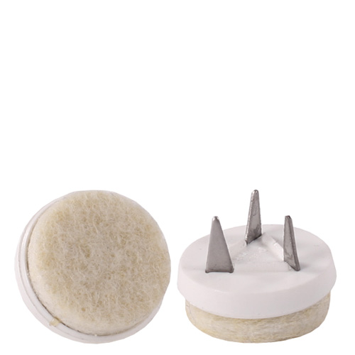 Podlahový kluzák PMR bílý filcový (set 4 ks)