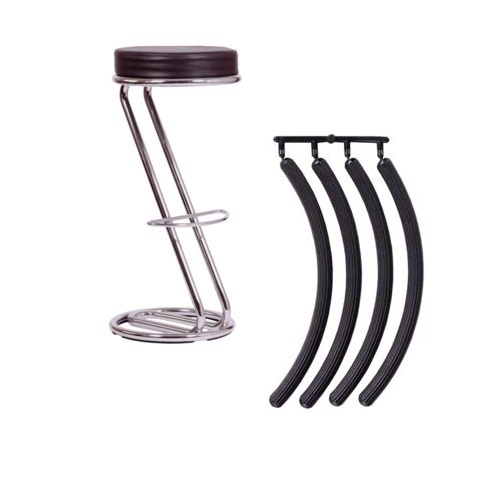 Podlahové plastové kluzáky pro barové židle ZETA a ZEUS