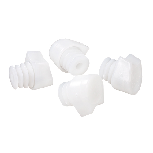 Podlahové kluzáky bílý plast COMBISIT sada 4 ks