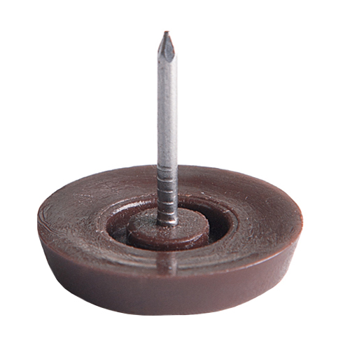 Podlahový kluzák plastový hnědý set 4 ks