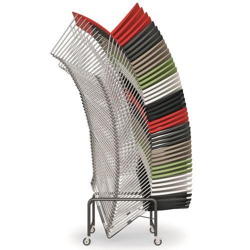 Vozík pro přepravu židlí ARIS až 40 ks židlí