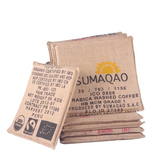 Jutová sedací poduška